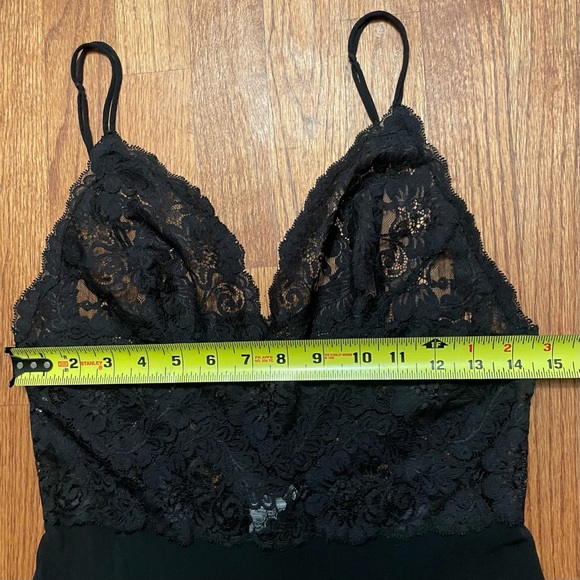 Neiman Marcus black lace silk slip size S - Picture 12 of 13